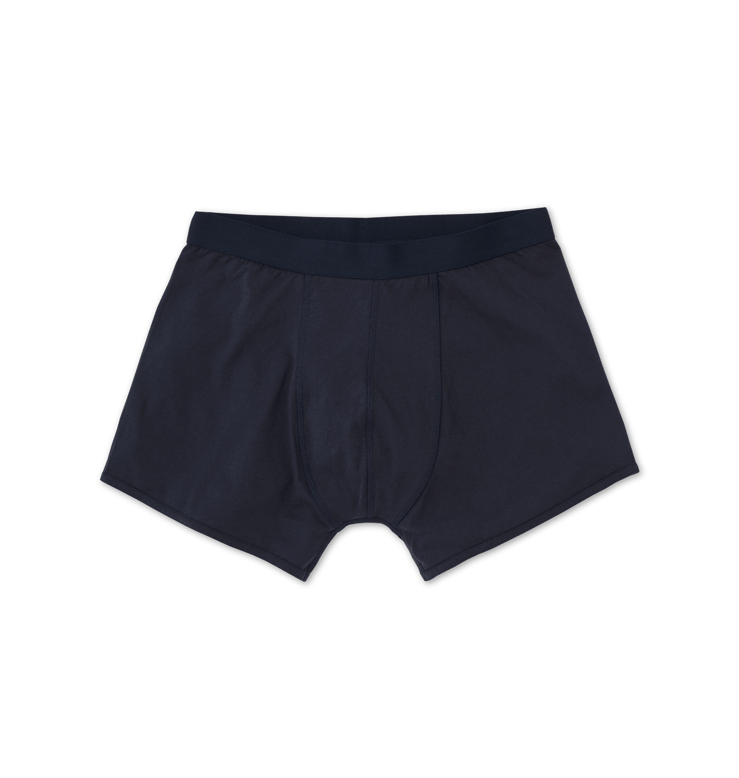Navy Boxer Trunks Front