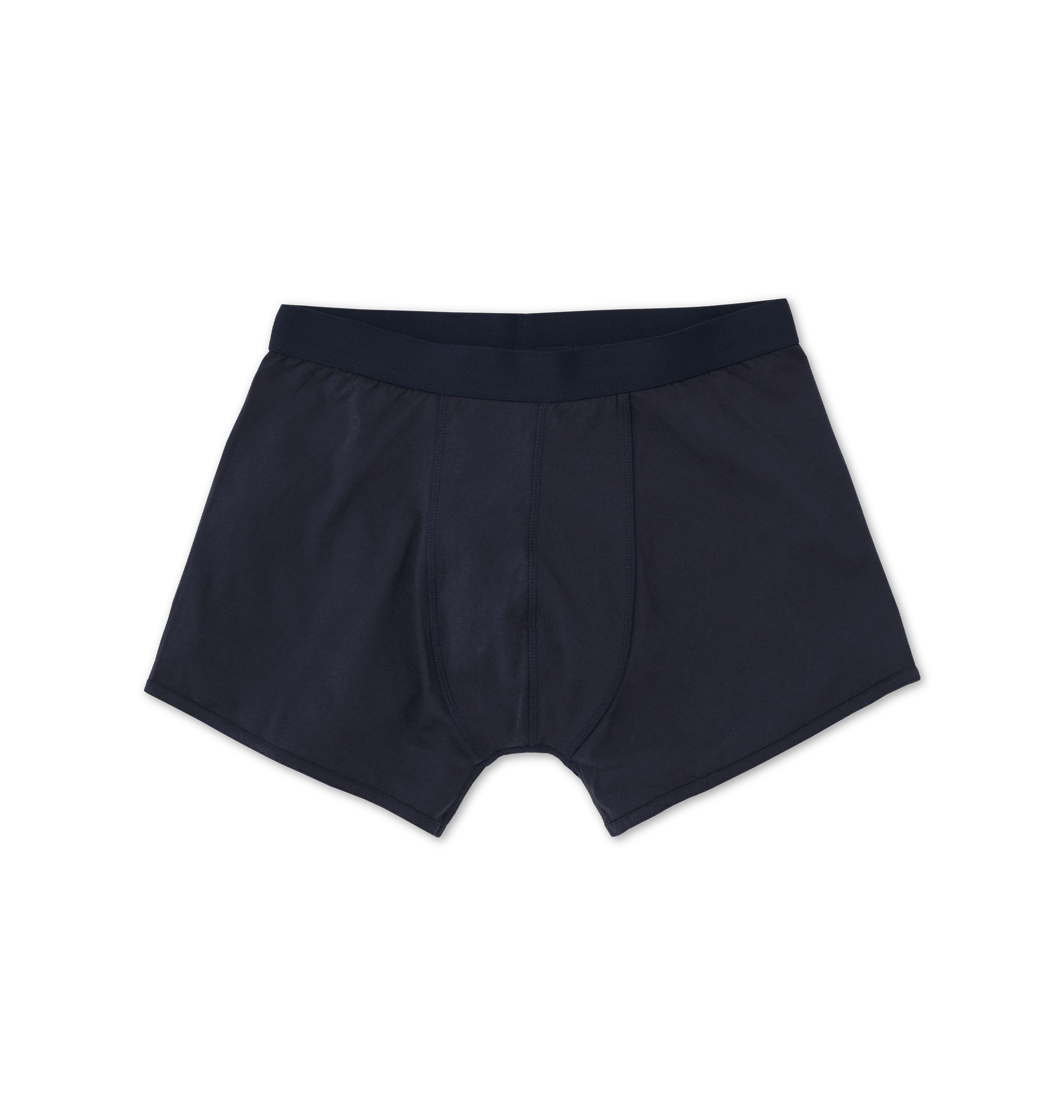 Navy Boxer Trunks Front