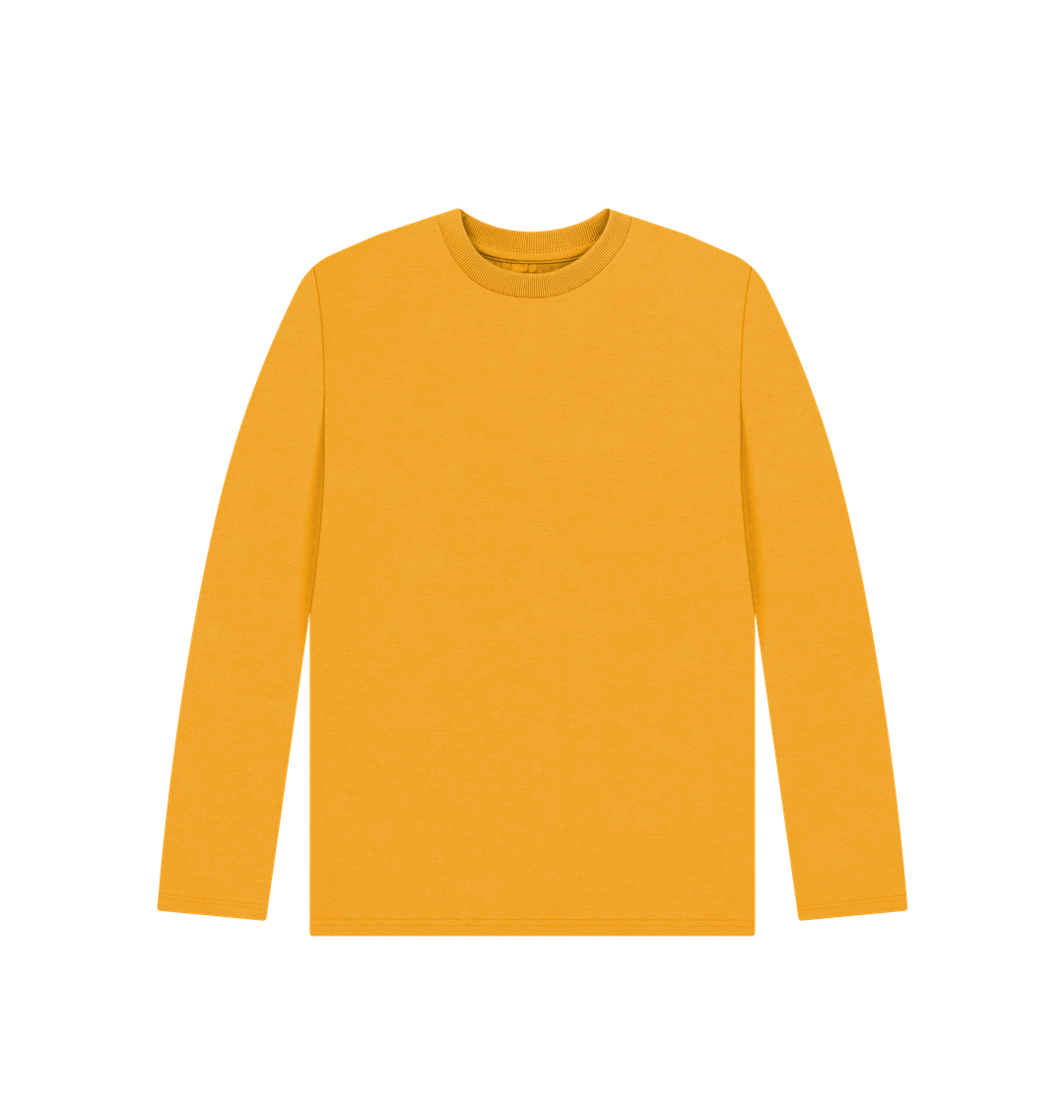 Mustard Printed Kids T-Shirt Front
