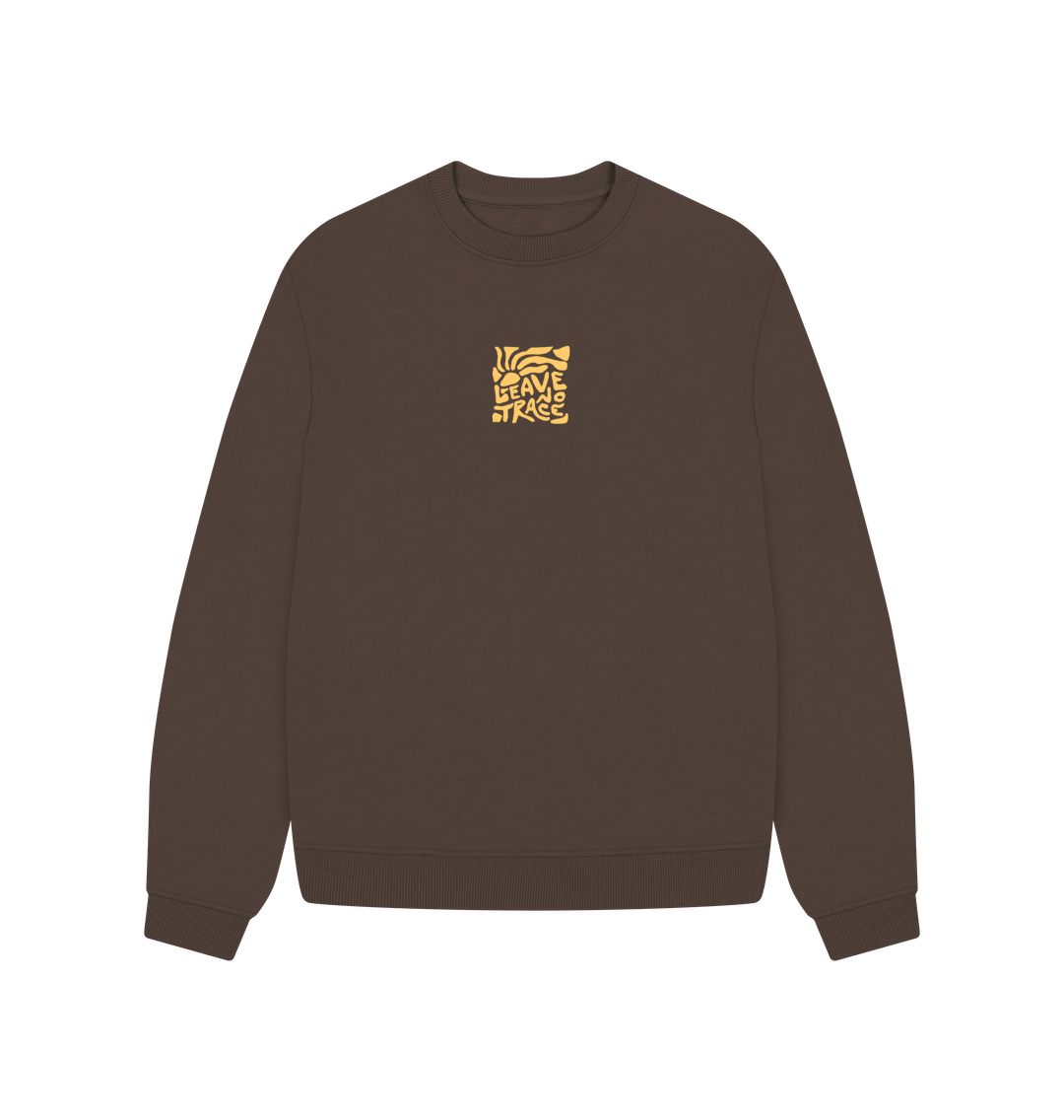 Chocolate Printed Sweater Front