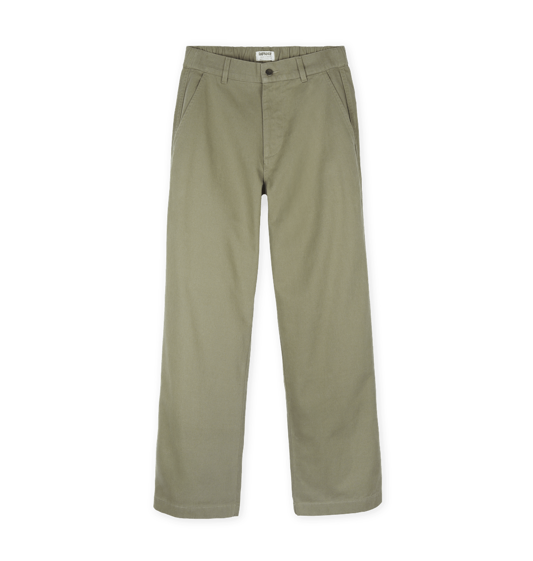 Olive Trousers Front