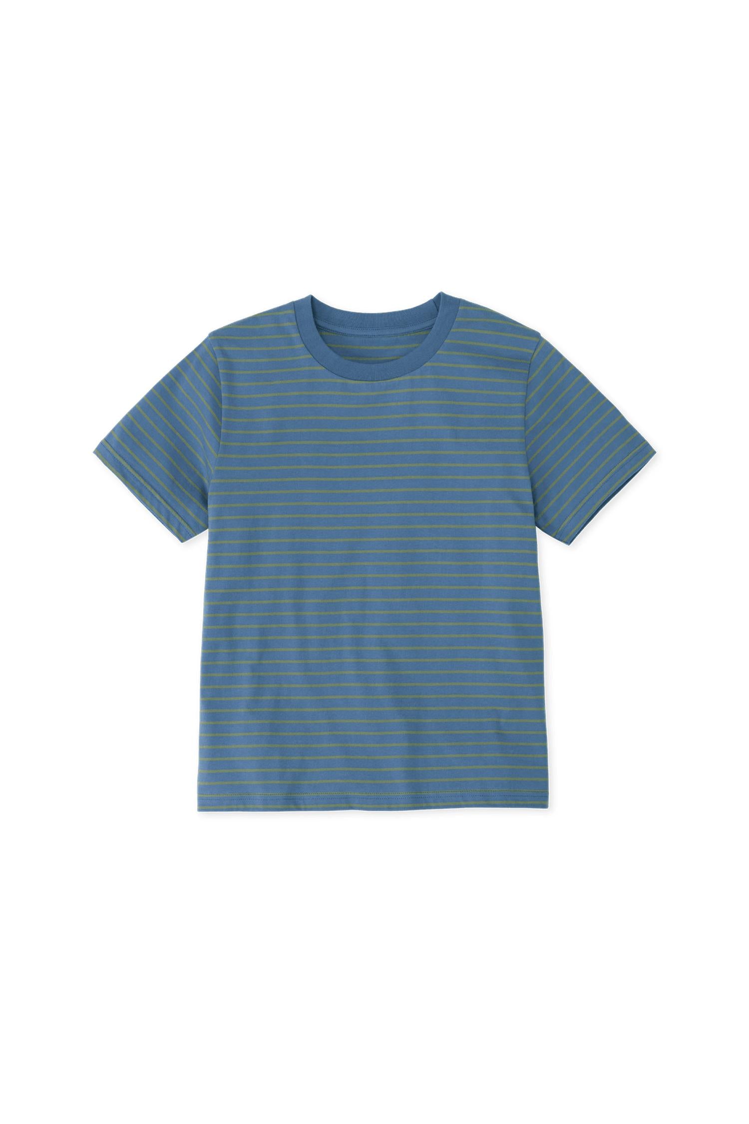 Solent & Sage Stripes Printed T-shirt