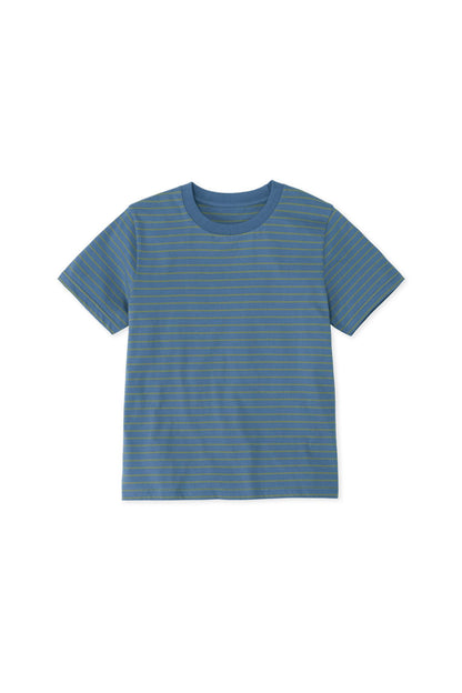 Solent & Sage Stripes Printed T-shirt