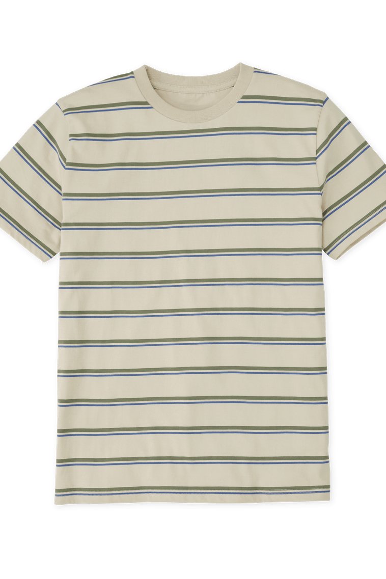 Oat & Solent Stripes Printed Premium T-Shirt
