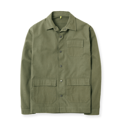 Khaki Overshirt Front