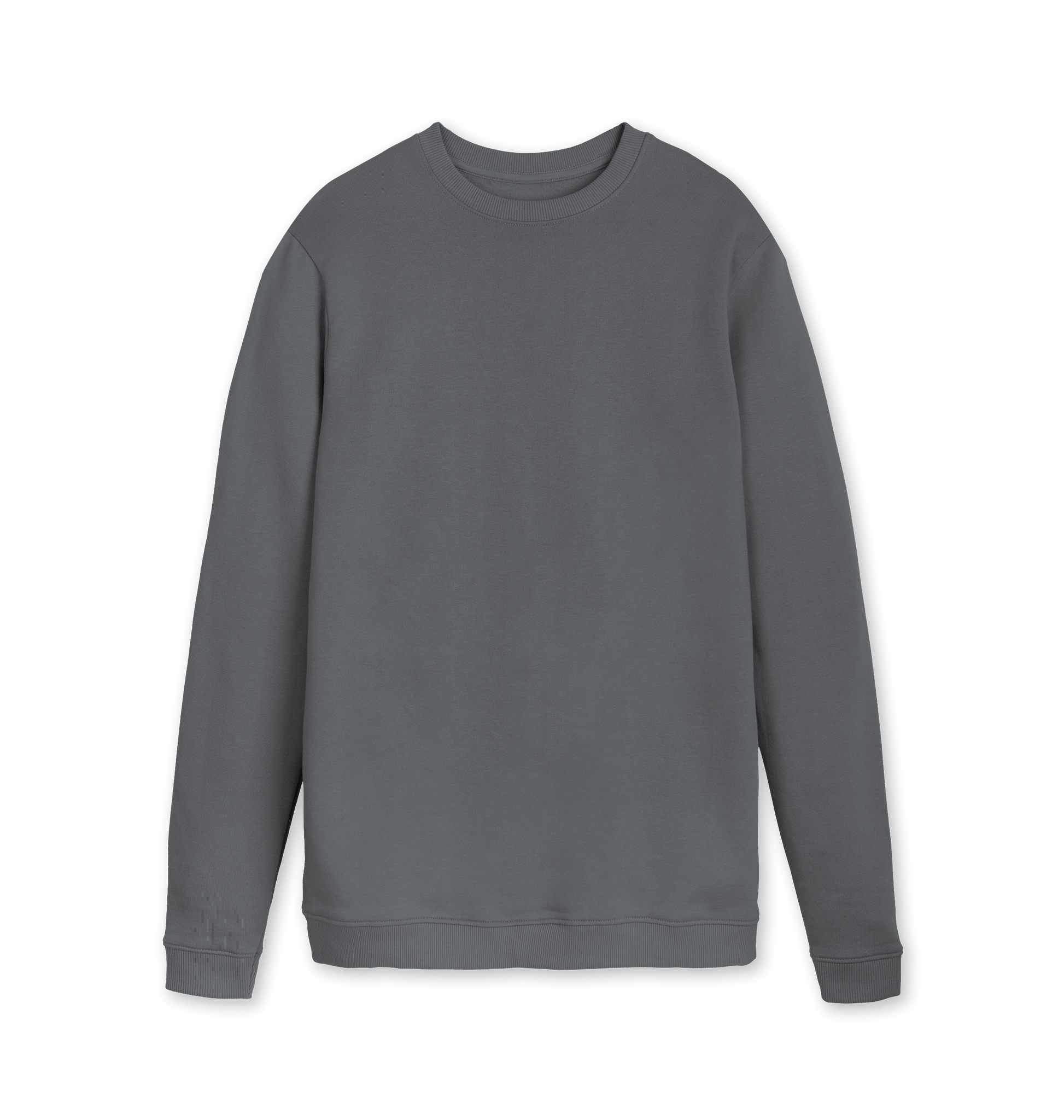 Slate Grey Printed Sweater Front