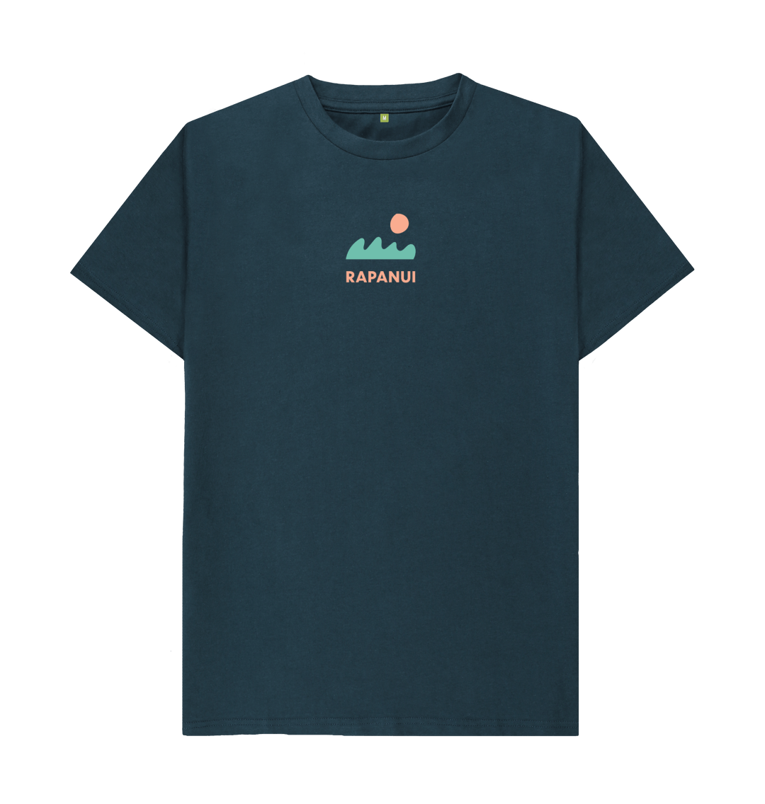 Denim Blue Printed T-shirt Front