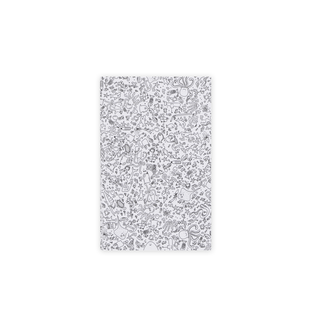 Marine White Notebook Front