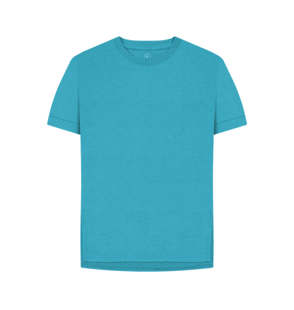 Ocean Blue Printed T-shirt Front