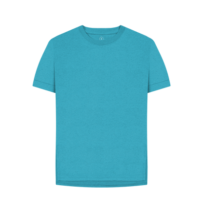 Ocean Blue Printed T-shirt Front