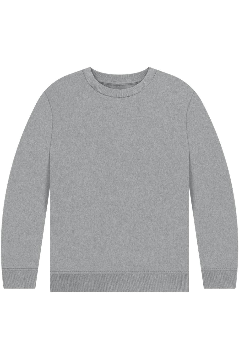 Athletic Grey Printed Kids Jumper