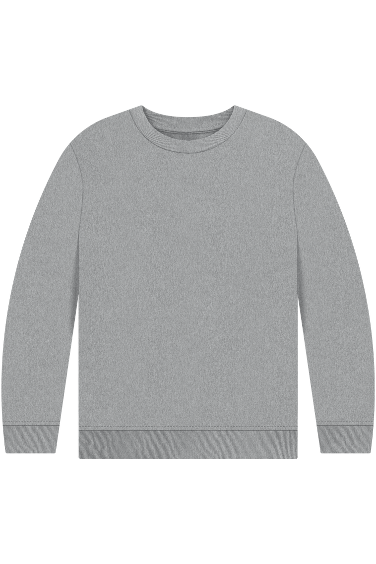 Athletic Grey Printed Kids Jumper