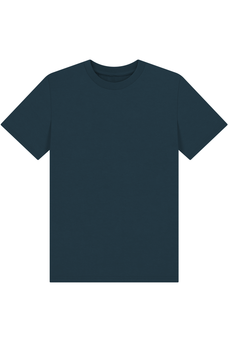 Denim Blue Printed Kids T-Shirt
