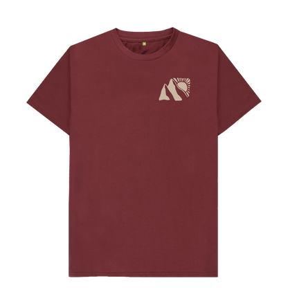 Red Wine Printed T-shirt Front