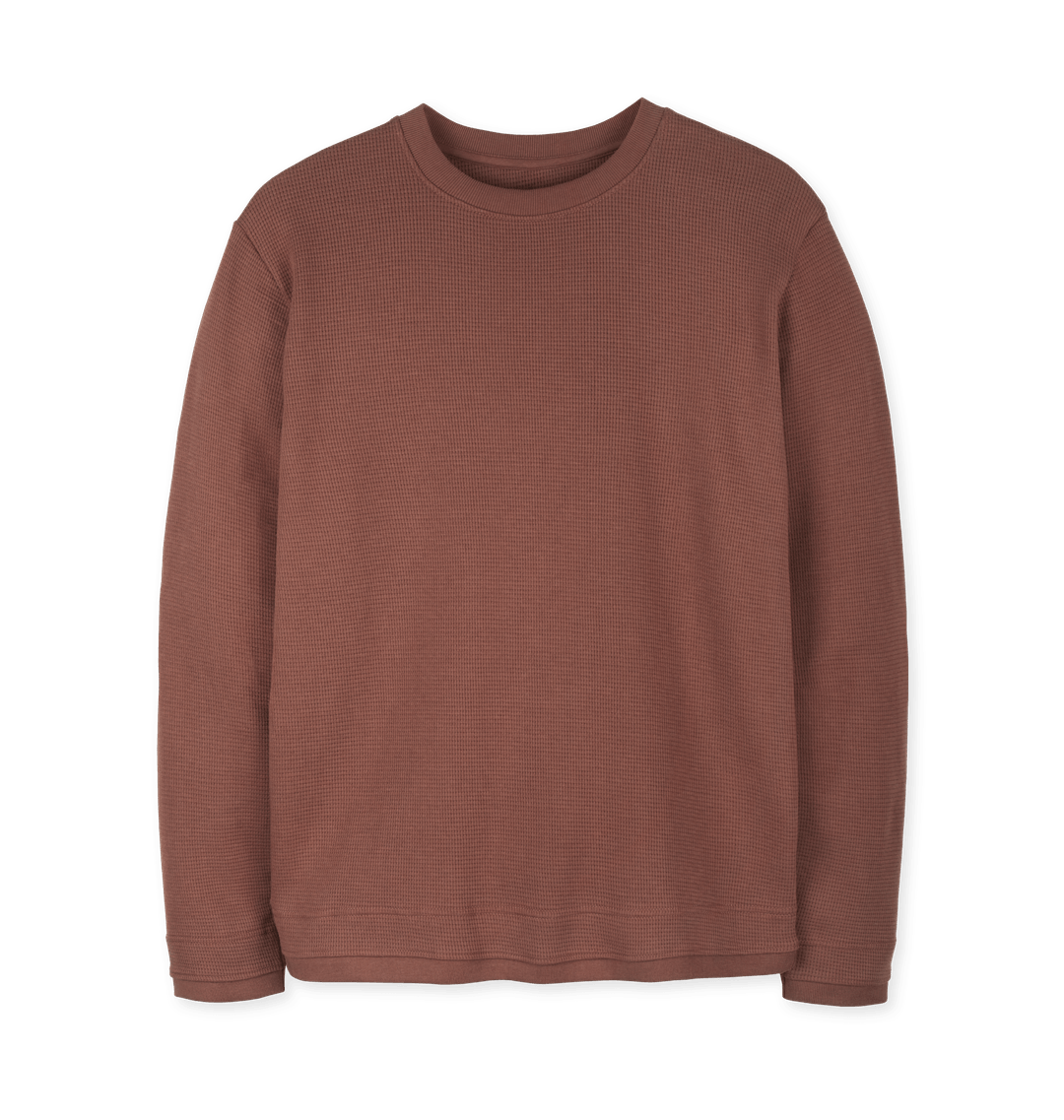 Chestnut Waffle Jumper Front