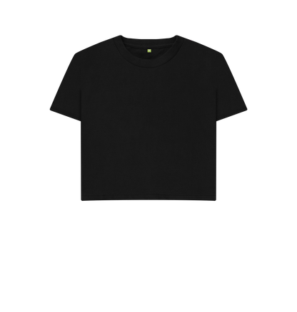 Black Printed T-shirt Front