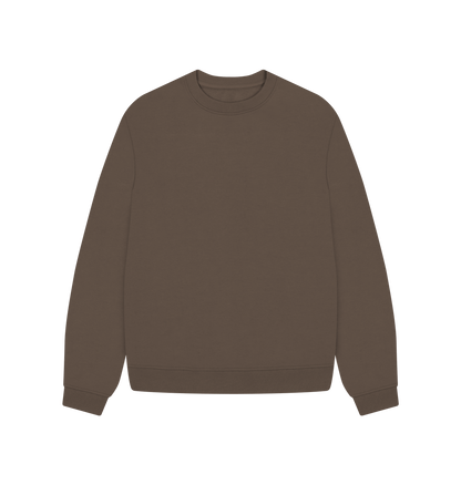 Chocolate Printed Sweater Front