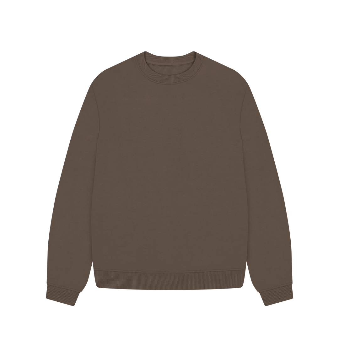 Chocolate Printed Sweater Front