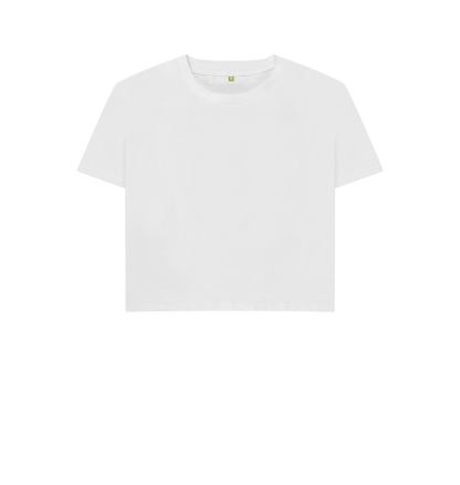 White Printed T-shirt Front