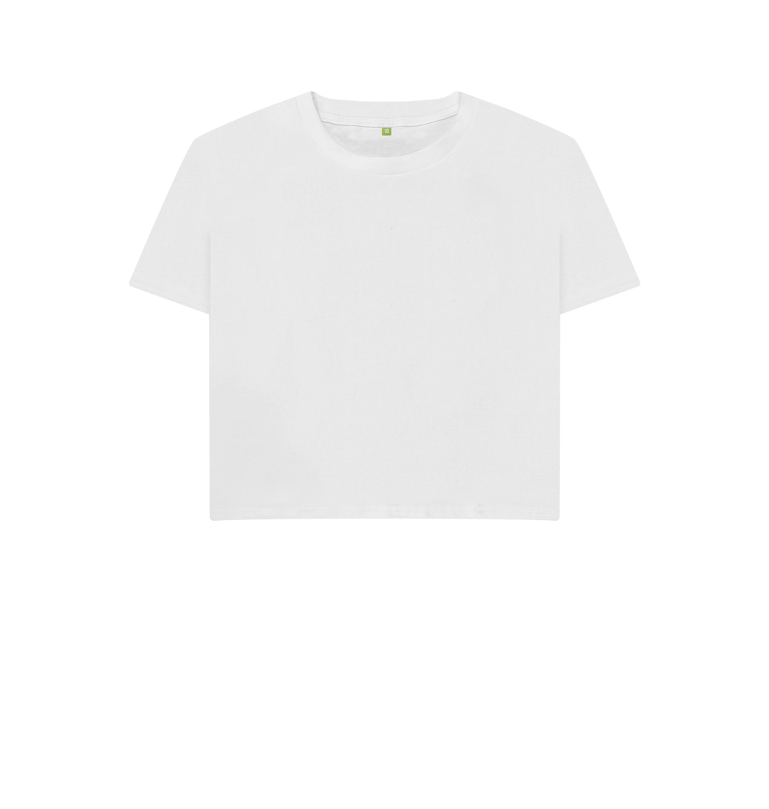 White Printed T-shirt Front