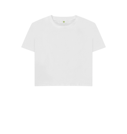 White Printed T-shirt Front