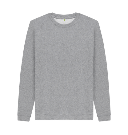 Light Heather Printed Sweater Front