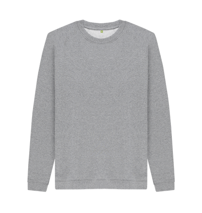 Light Heather Printed Sweater Front