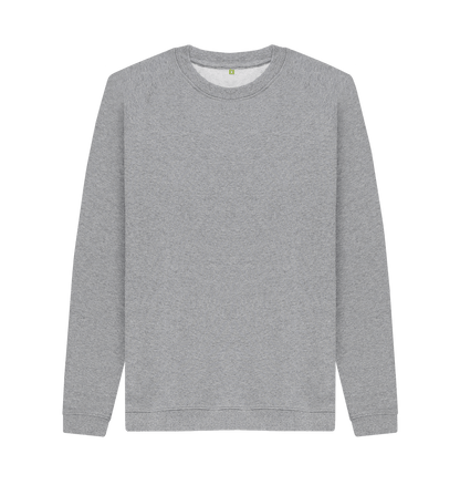 Light Heather Printed Sweater Front