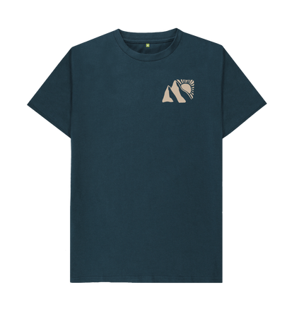Denim Blue Printed T-shirt Front