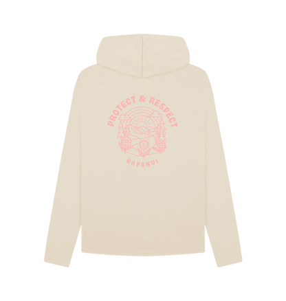 Oat Printed Hoody Back