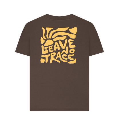 Chocolate Printed T-shirt Back