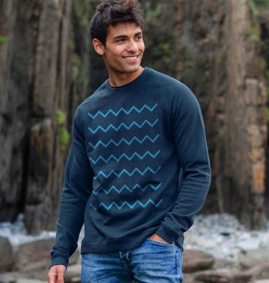 Waves Sweatshirt - Printed Sweatshirt