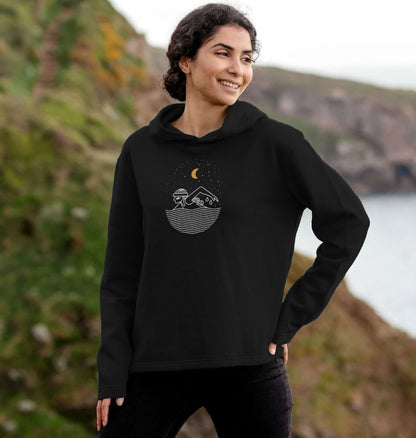 Wild Swimming Relax Fit Hoodie - Printed Hoodies