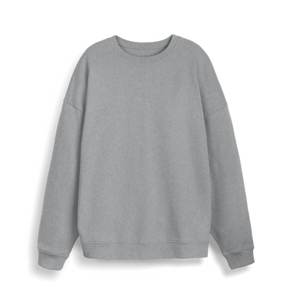 Athletic Grey Printed Sweater Front