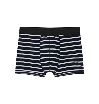 White Stripes Boxer Trunks Front