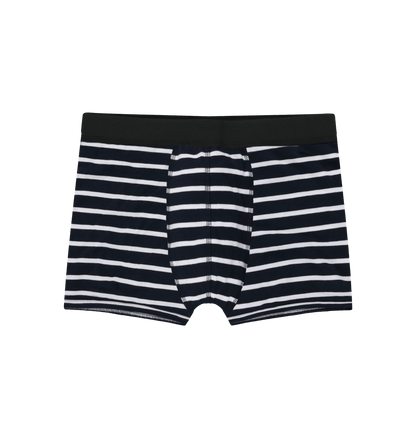 White Stripes Boxer Trunks Front