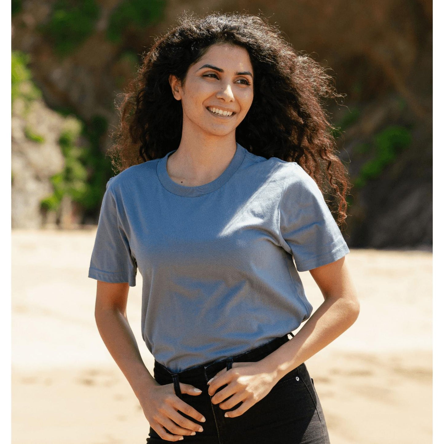 Women's Plain T - shirt - Printed T - shirt