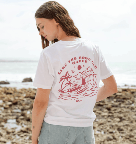 Women's Surf T - shirt - Printed T - shirt
