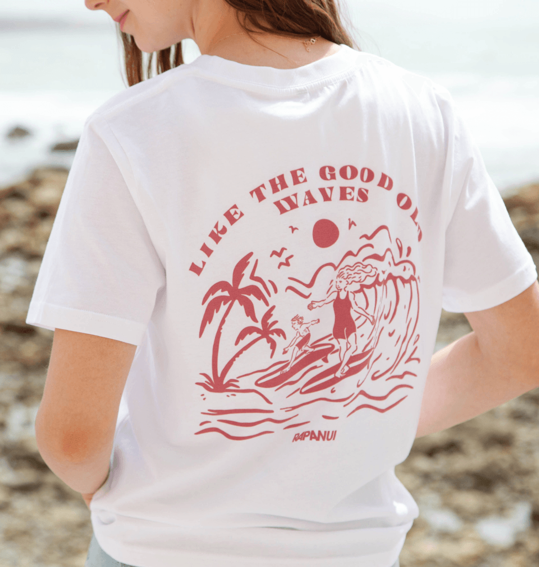 Women's Surf T - shirt - Printed T - shirt