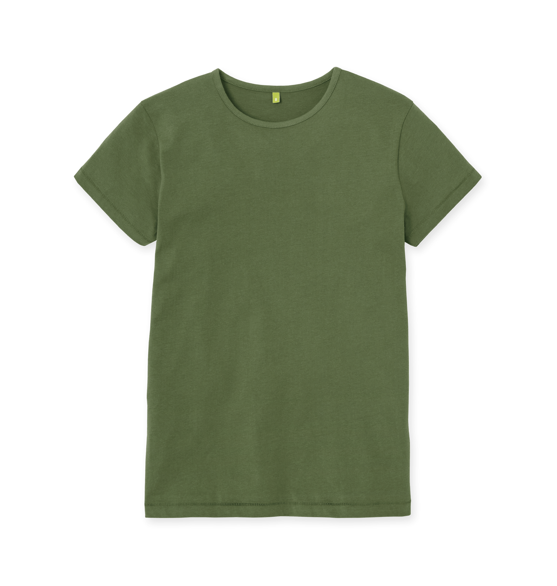 Khaki Printed T-shirt Front