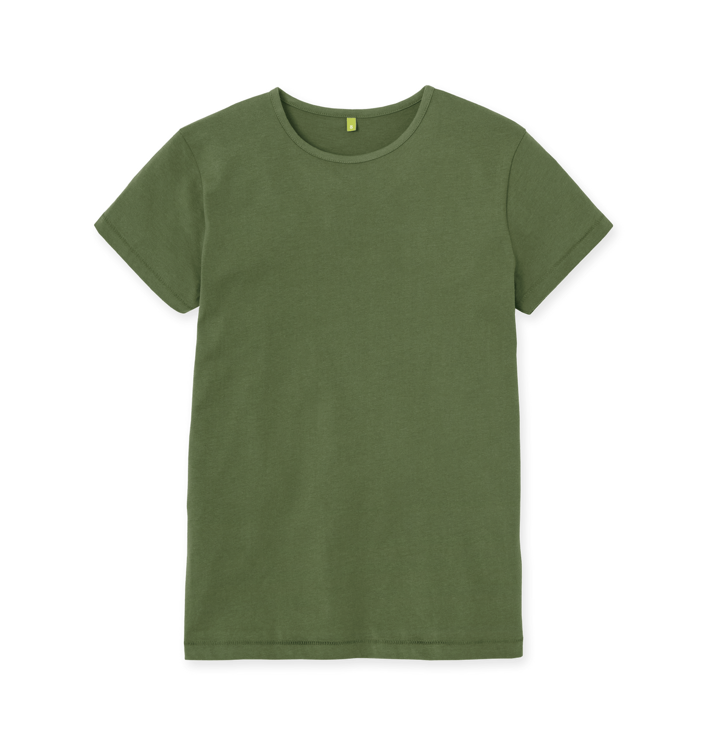 Khaki Printed T-shirt Front