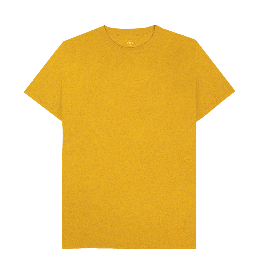 Sunflower Yellow Recycled Printed T-Shirt Front