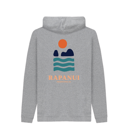 Light Heather Printed Hoody Back