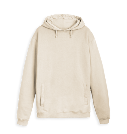Oat Printed Hoody Front
