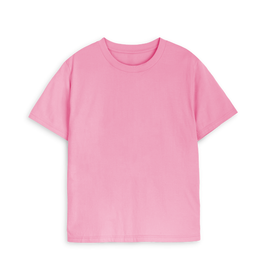Rose Pink Printed T-shirt Front