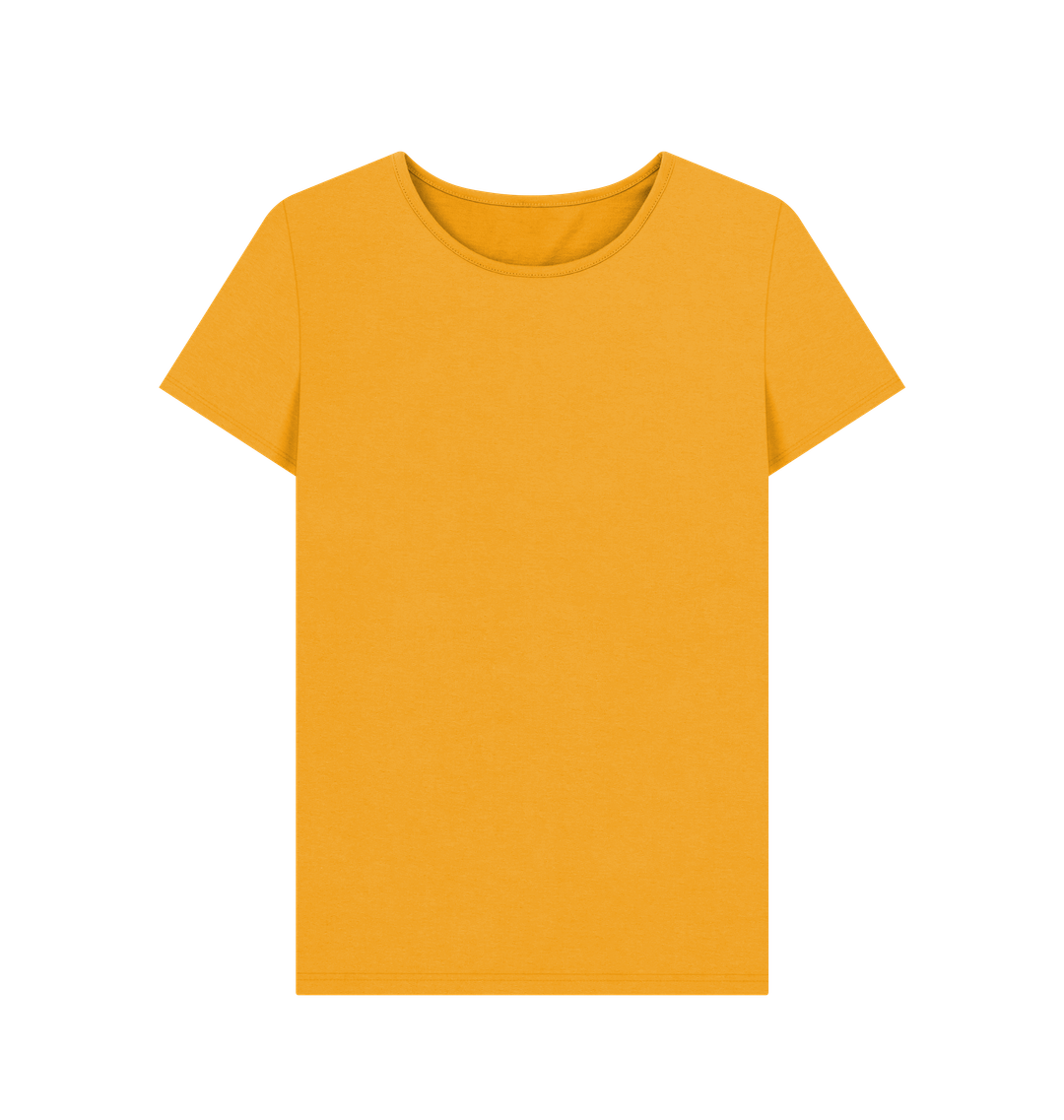 Mustard Printed T-shirt Front