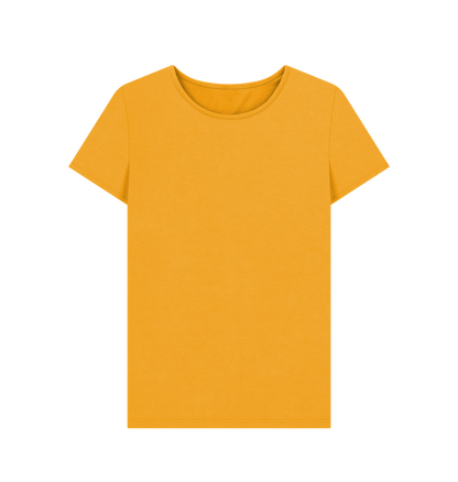 Mustard Printed T-shirt Front
