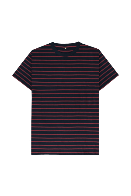 Red Stripes Printed Premium T-Shirt
