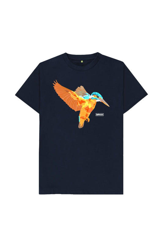 Navy Blue Printed T-shirt