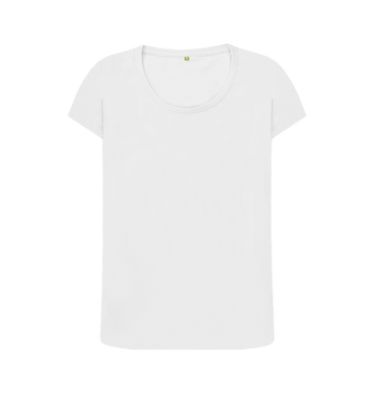White Printed T-shirt Front